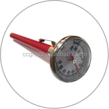 Hot Water Pipe Thermometer / Hot water meter with spring - CHUEN