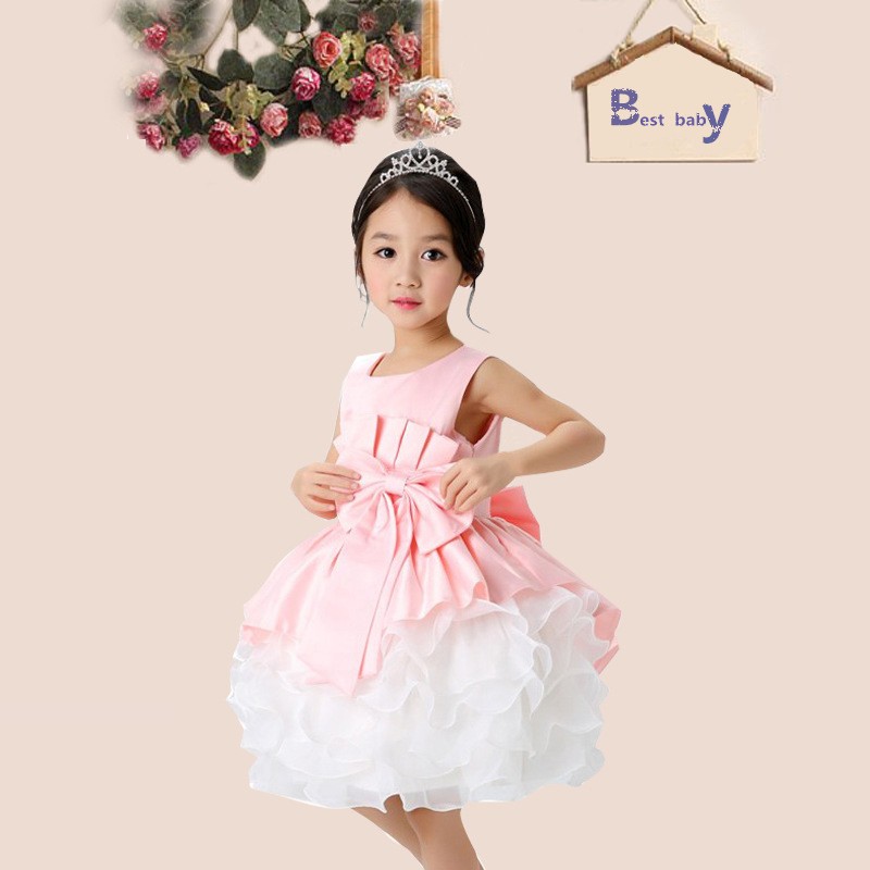 Chinese New Year Fashion Fancy Dresses For 2-8 Years Kids Girl Old