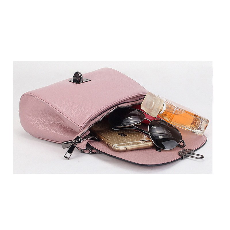 2016 Genuine Leather Mini Shoulder Bag With Long Chain For Lady Wholesale Handmade Small Bag ...