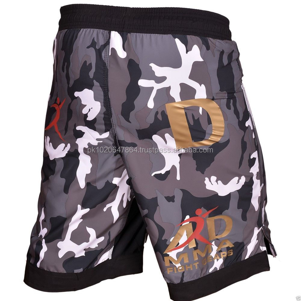 Mmaの戦いのショートパンツ迷彩柄ardプロ都市- グレー迷彩ufcケージ戦うグラップリング仕入れ・メーカー・工場