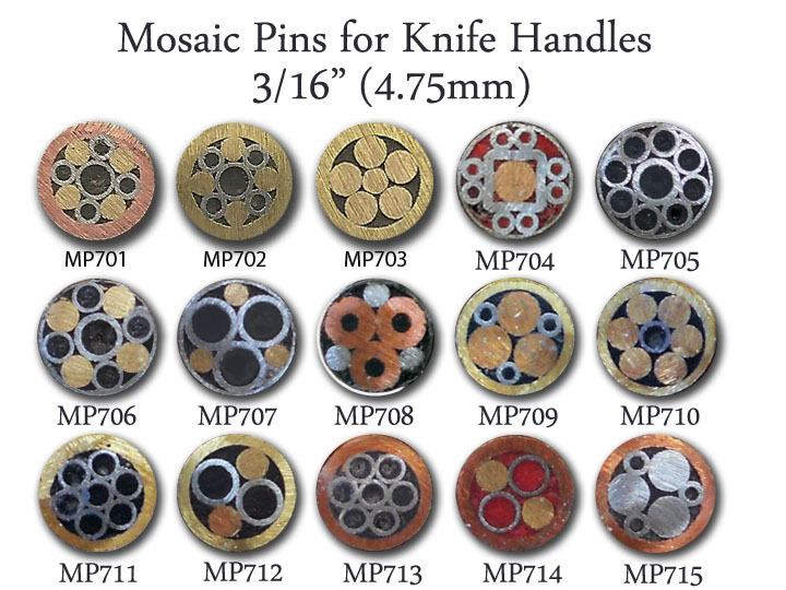 3mm,4mm,6mm,6.35mm,Mosaic Pins For Knife Handles Buy Mosaic Pins For