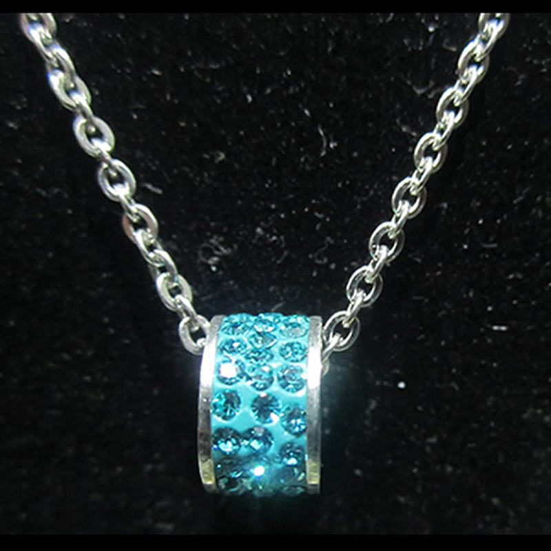 Beadsnice ID27918ステンレスチャームクリスタルネックレス問屋・仕入れ・卸・卸売り