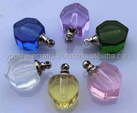023-5心- 形の香水ネックレスのペンダント、 クリスタル香水ペンダントネックレス、 香水瓶付きネックレス問屋・仕入れ・卸・卸売り