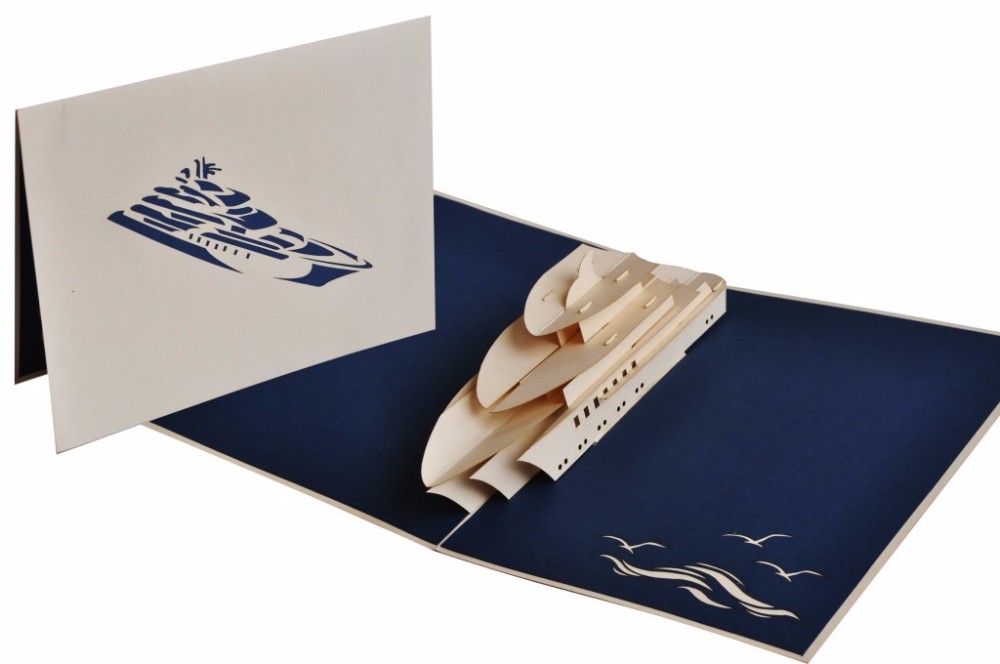ポップアップグリーティングカード fs020 の ヨット カード の誕生日カード デザイン として あなた の アイデア!仕入れ・メーカー・工場