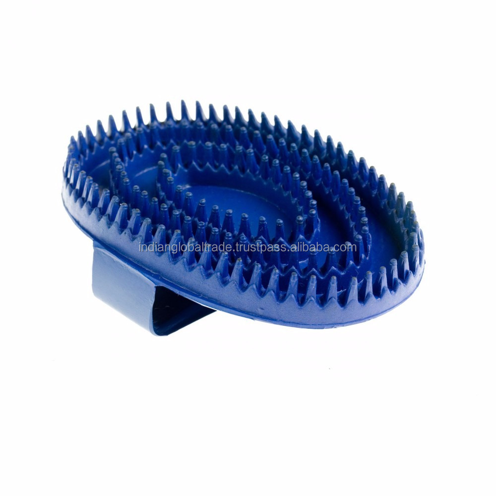Horse Rubber Curry Comb Horse Grooming Brushes Horse Rubber Curry