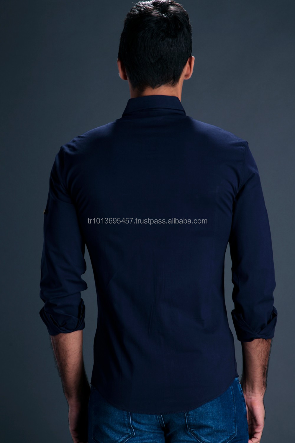 カジュアルまたはslimfit高品質シャツ製ed新しいデザイン仕入れ・メーカー・工場