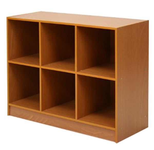 Sala de estar muebles de madera mdf derribar cuboide rack con 6 ...
