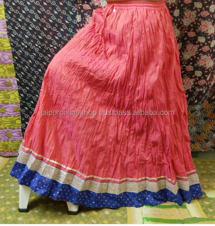 女性の長いスカートを着用インドの女性は長いスカートスカートのデザイナーlehenga仕入れ・メーカー・工場