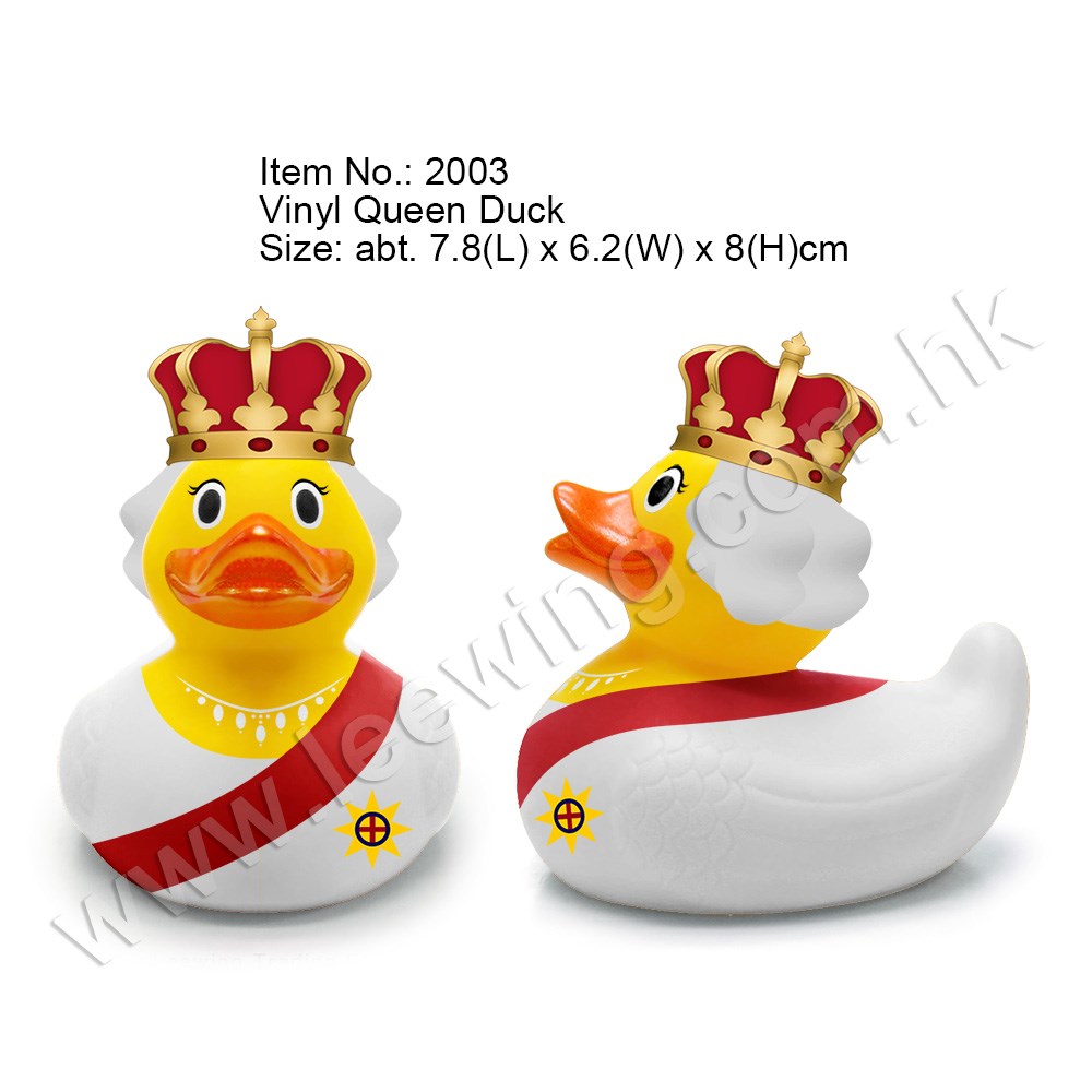 factory price promtional gift queen plastic duck