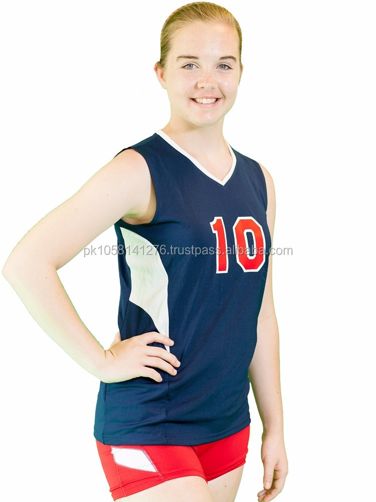 Youth Power Volleyball Jersey Custom Sublimated Team Volleyball Uniforms Volleyball Jersey For