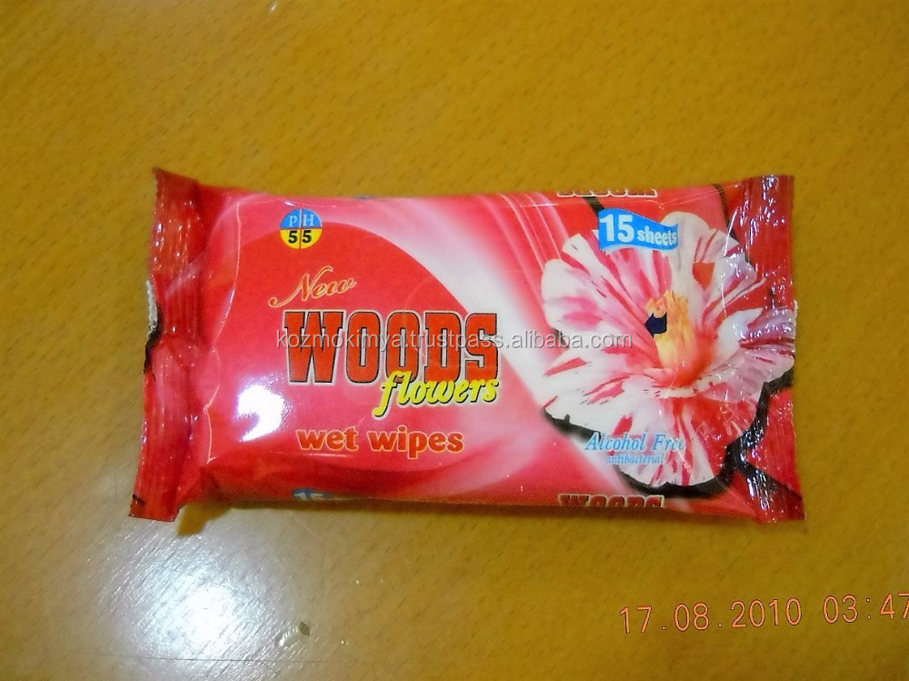 Pocket Wet Wipes Red