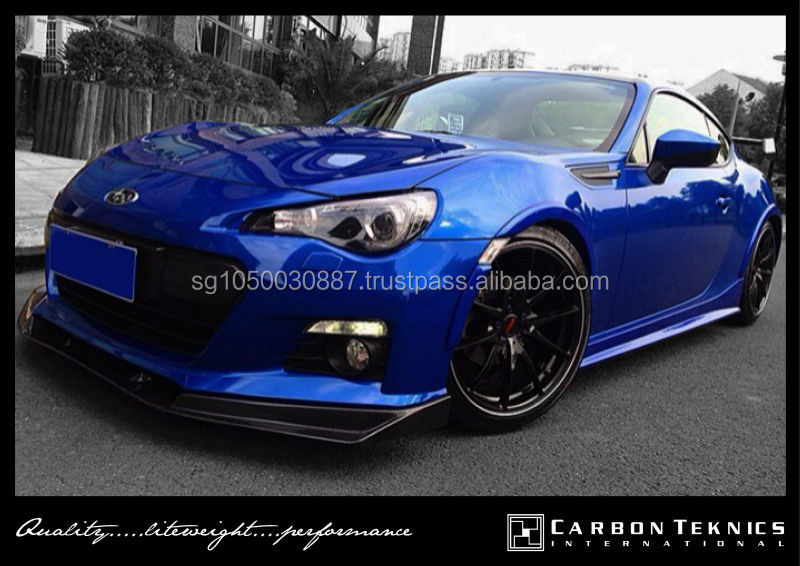 炭素繊維のフロントリップzlスタイルでトヨタ用ft86/スバルbrz問屋・仕入れ・卸・卸売り