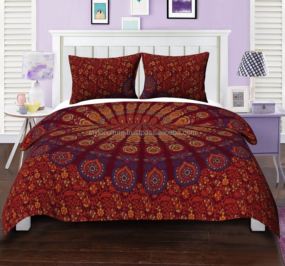 Colorful Duvet Covers Bulk Products Mandala Queen Duvet Cover