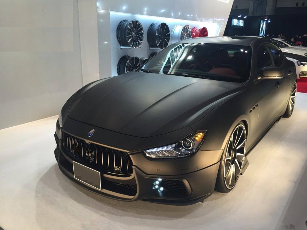 Maserati Ghibli матовая чёрная