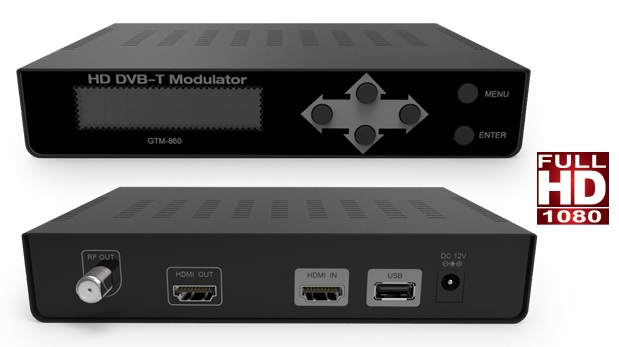 Gtm-860ヘッドエンド、 cctv、 catv、 シングルチャンネル1080pフルhdmpeg4h。 264dvb-t変調器仕入れ・メーカー・工場