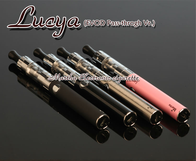 Electronic cigarette the Lucya passthrough charging. Best seller in