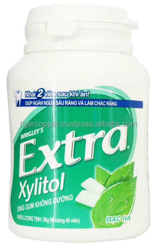 EXTRA XYLITOL PEPPERMINT GUM BLISTER 11.2G/WRIGLEYS CHEWING GUM/SUGAR FREE XYLITOL GUM