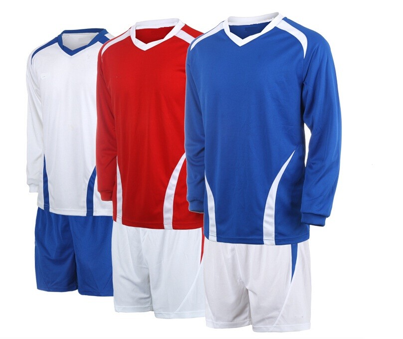 Customized Hot Sale Long Sleeve Team Football Kits Buy Long Sleeve