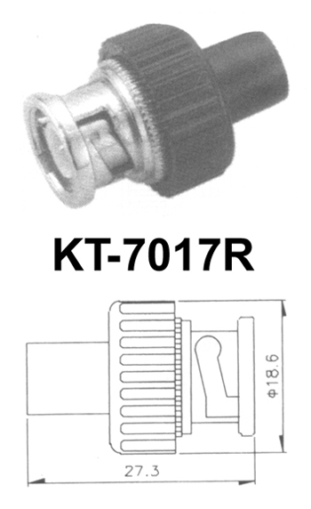 (kt- 7017r) bnc同軸rfコネクタbncオスターミネータ仕入れ・メーカー・工場