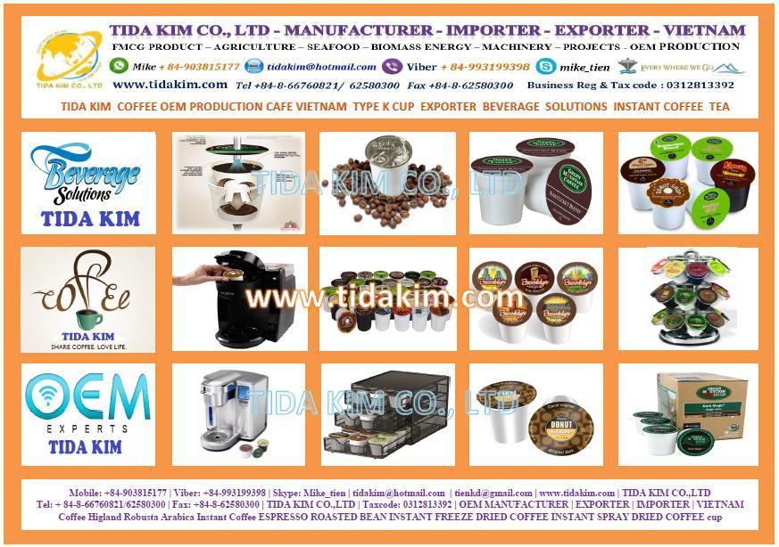 K cup coffee Tida kim instant coffee Vietnam OEM production Coffee Higland Robusta Arabica Instant Coffee ESPRESSO ROASTED BEAN INSTANT FREEZE DRIED COFFEE INSTANT SPRAY DRIED COFFEE cup.jpg