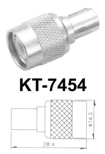 (kt- 7454p) tncオスrf同軸コネクタtncターミネータ仕入れ・メーカー・工場