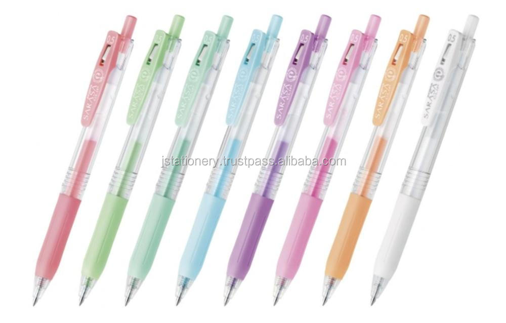 Zebra Sarasa Clip Gel Ink Ballpoint Pen 0.5mm Milk Color 3 Colors Set