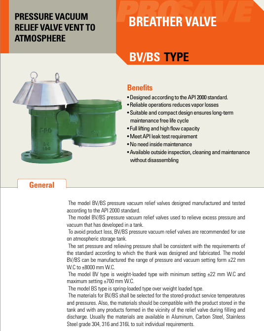 breather valve