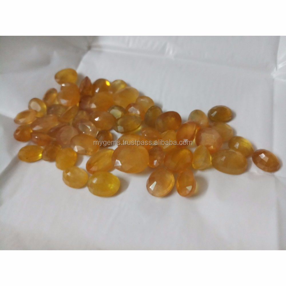 Glass filled yellow on sale sapphire