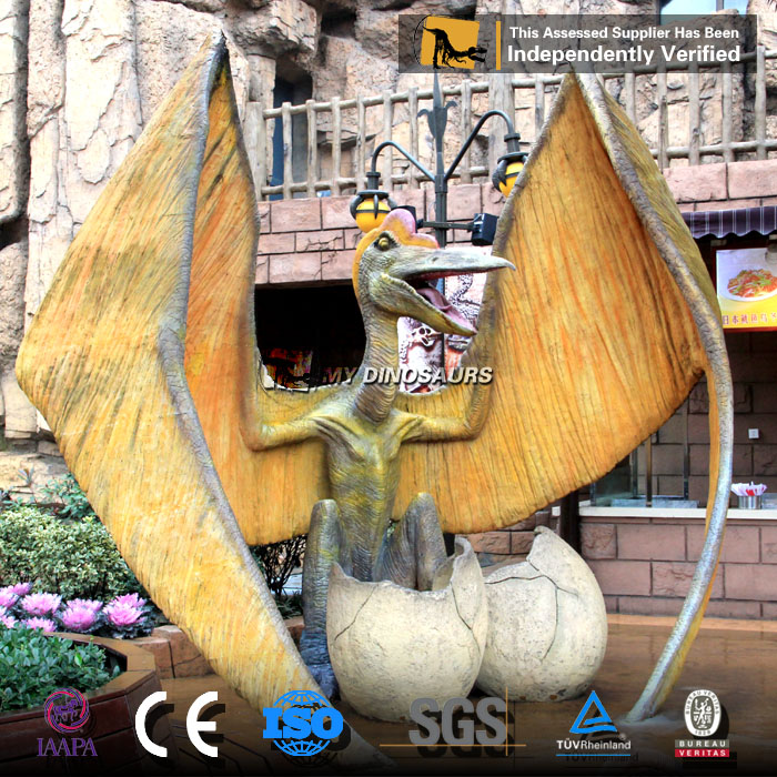 artificial mechanical dinosaur egg statue.jpg