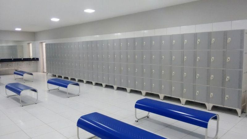 Armário de plástico em ABS -MS 3803- 3 colunas/9 portas - Para