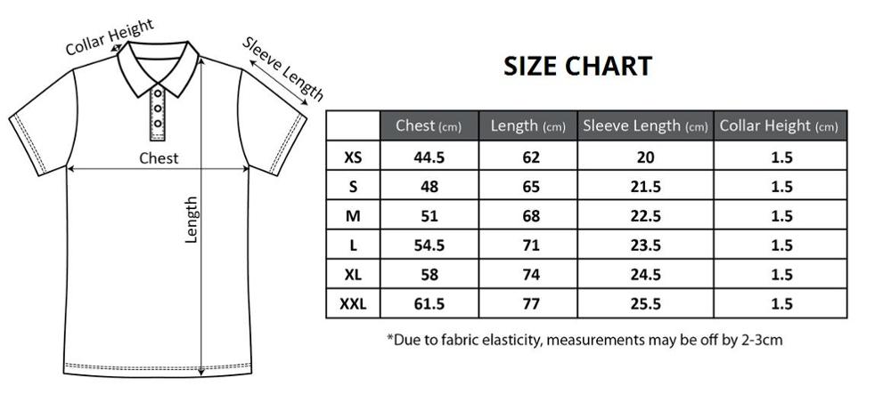 size chart ralph lauren shirts